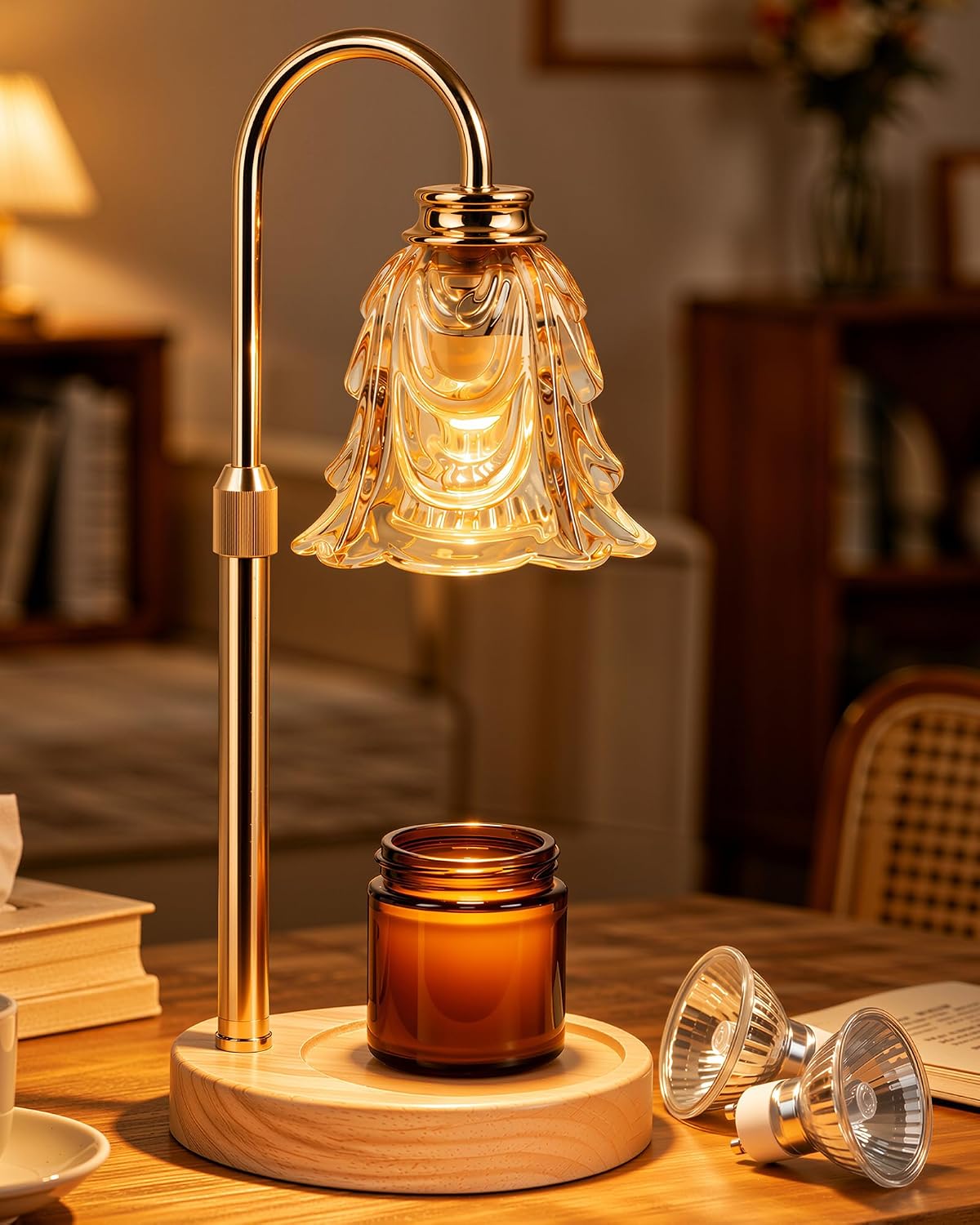 Dufvrpe Flower Candle Warmer Lamp — photo 2 of 16