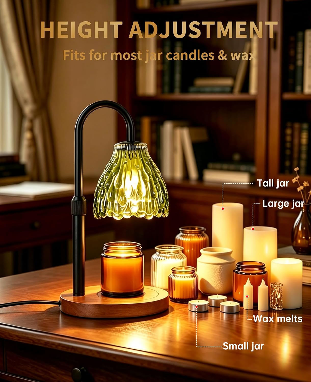 Gyradi Green Flower Candle Warmer Lamp — photo 4 of 16