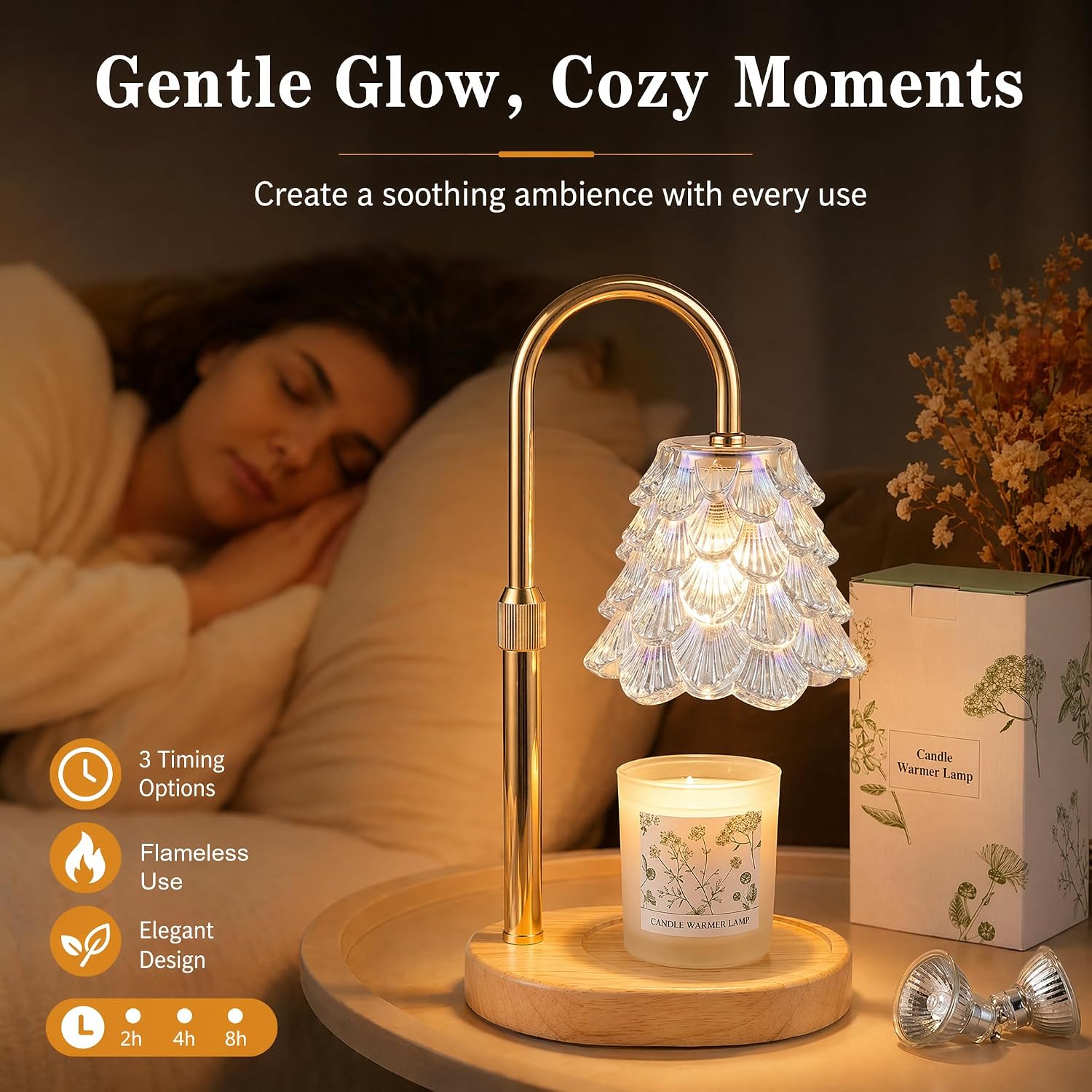 KATBUU Iridescent Glass Candle Warmer Lamp — photo 3 of 20
