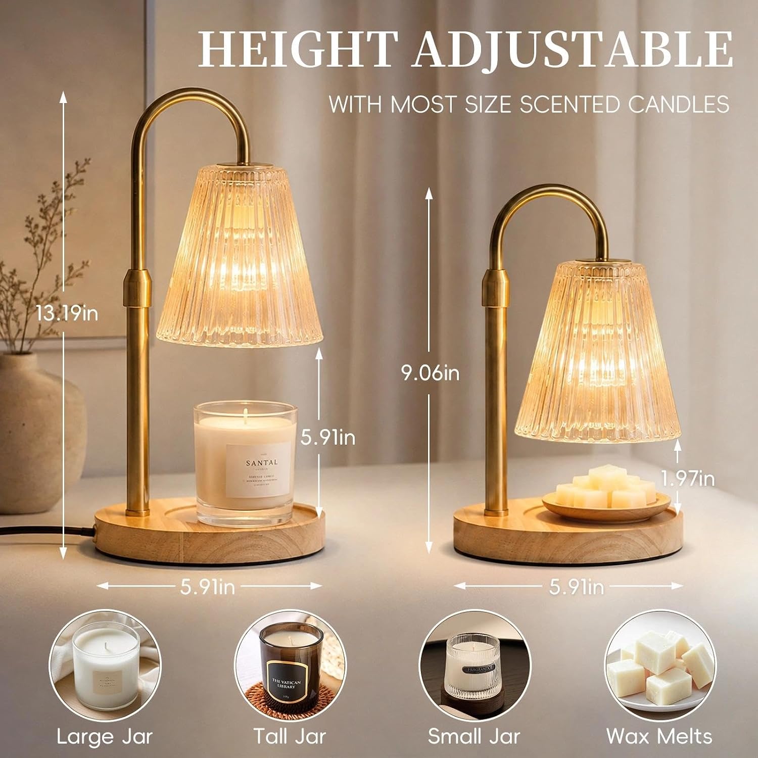 Ledvia Gold Candle Warmer Lamp — photo 2 of 17