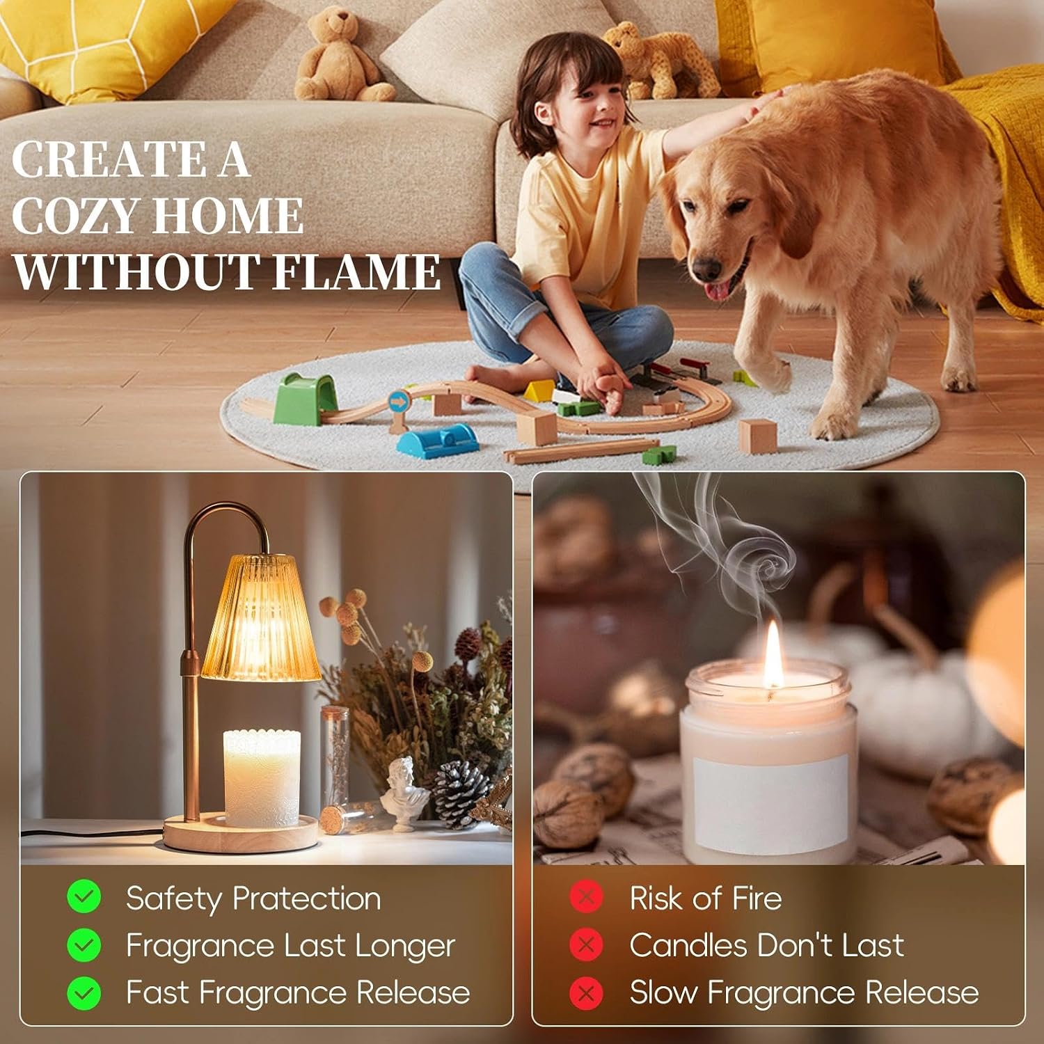 Ledvia Gold Candle Warmer Lamp — photo 3 of 17
