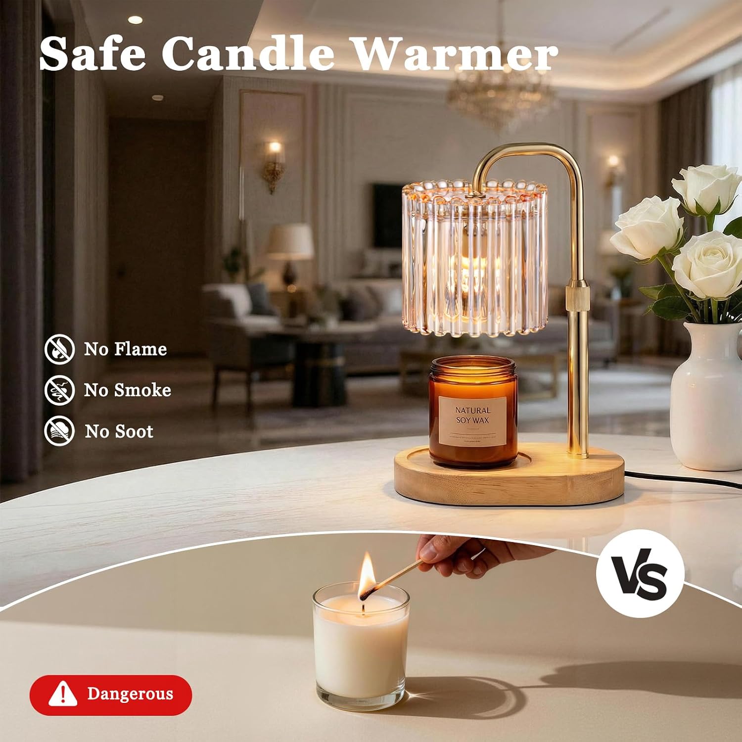 Tuocal Amber Candle Warmer Lamp — photo 4 of 18