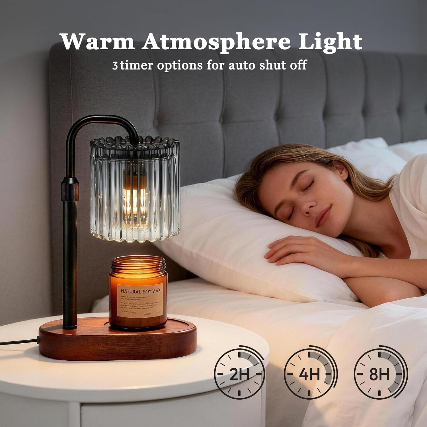 Tuocal Grey Candle Warmer Lamp — photo 5 of 18