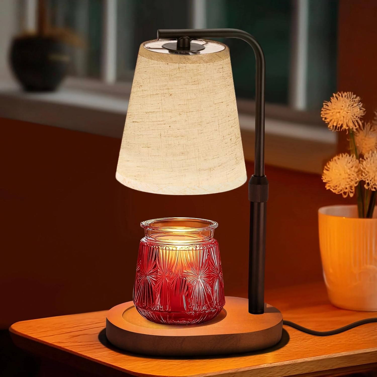 Ysxuan Candle Warmer Lamp, candle warmer lamp with a lampshade